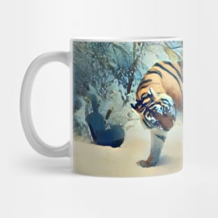 Tiger Family Painting Mug